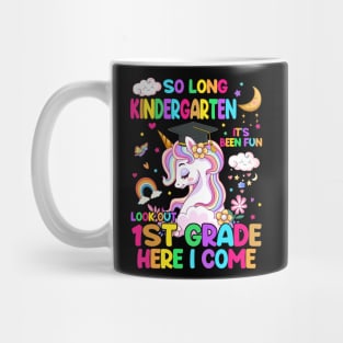 So Long Kindergarten Graduation Class 2024 Unicorn Girls Mug